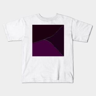 Valley of Purple Mountains Kids T-Shirt